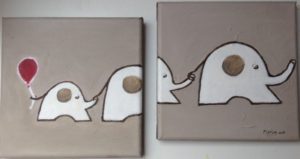 olifantjes voor baby kamer